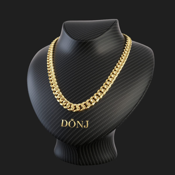 Solid Large Miami Cuban Link Chains