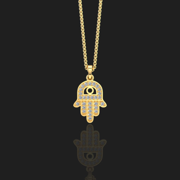 Hamsa with Stones