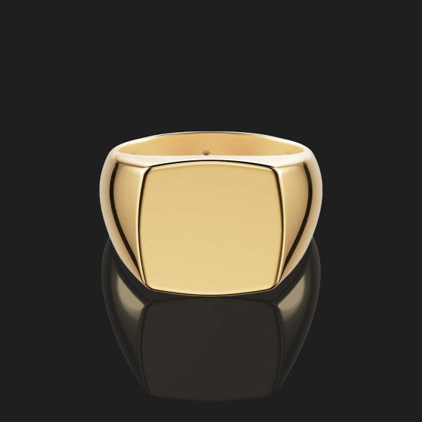 Cushion Signet Ring