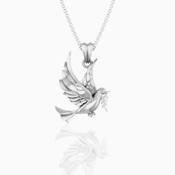 White Dove Necklace