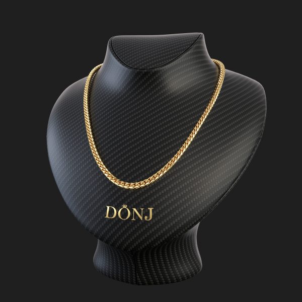 Round Franco Chain (Diamond Cut) - Solid Yellow Gold