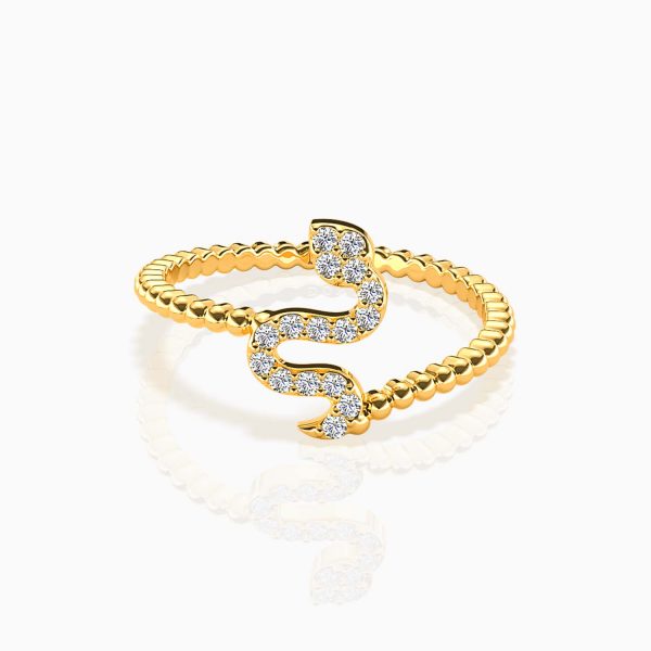 Diamond Snake Ring